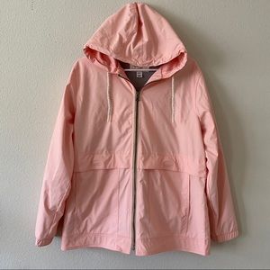 pink windbreaker